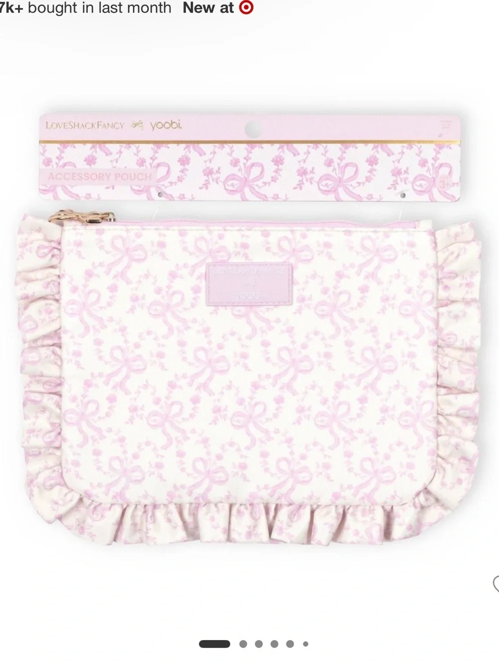 Loveshackfancy x Target pencil/makeup case